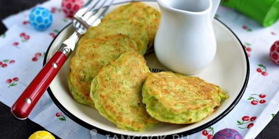 Оладушки из кабачков для детей