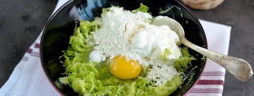 оладушки из кабачков для детей. Шаг 5