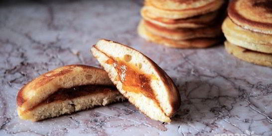 Оладушки с начинкой