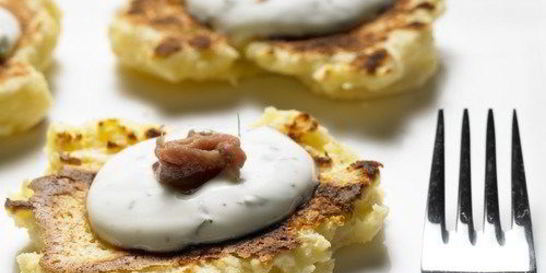 Оладьи из кабачков с фетой