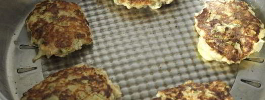 оладьи из кабачков с овсяными хлопьями. Шаг 7