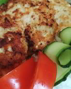 Оладьи из капусты и куриного фарша