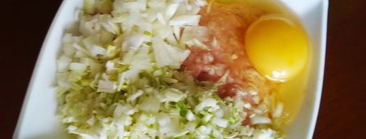 оладьи из капусты и куриного фарша. Шаг 4