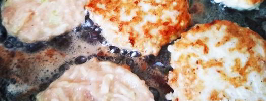 оладьи из капусты и куриного фарша. Шаг 5