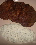 Оладьи из картофеля и кабачков