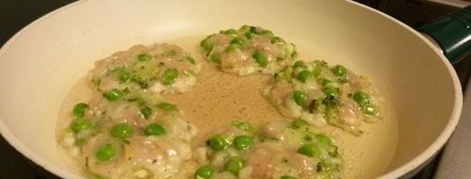 оладьи из куриного фарша. Шаг 4