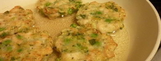 оладьи из куриного фарша. Шаг 5