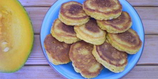 Оладьи из тыквы постные