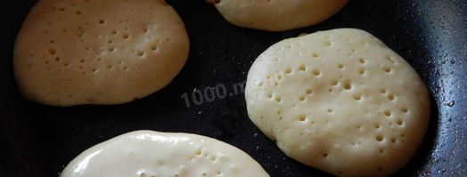 оладьи классические на кефире. Шаг 6