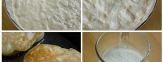 оладьи на дрожжевом тесте с яблоками. Шаг 3