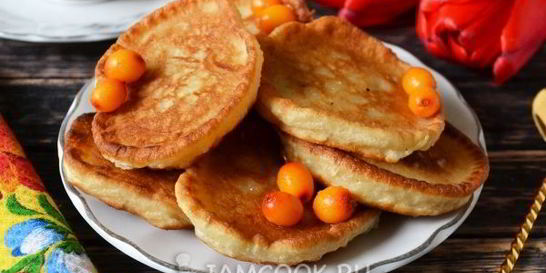 Оладьи на кефире без соды