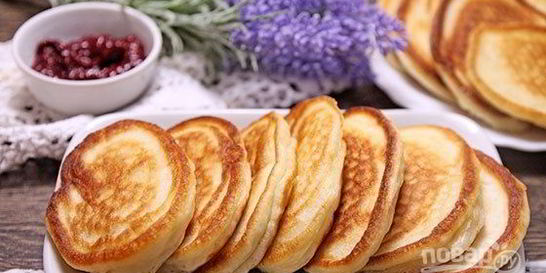 Оладьи на кефире классические