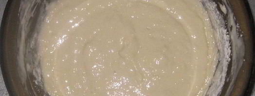 оладьи на кефире с яблоком. Шаг 4