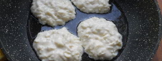 оладьи на сметане с яблоками. Шаг 5