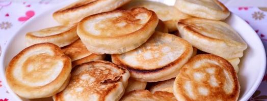 оладьи на сыворотке пышные без яиц. Шаг 7