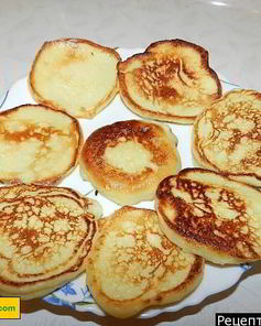 Оладьи на твороге и сметане