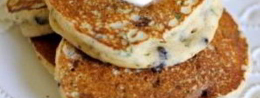 оладьи с базиликом и шоколадом. Шаг 14