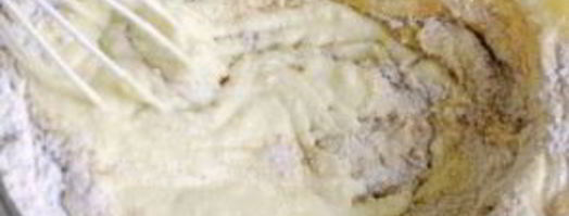 оладьи с базиликом и шоколадом. Шаг 8