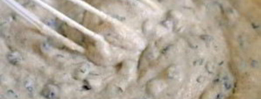 оладьи с базиликом и шоколадом. Шаг 11