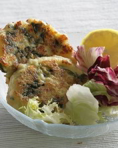 Овощные оладьи с творогом