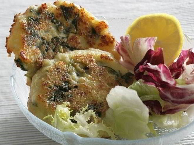 Рецепт овощных оладий с творогом