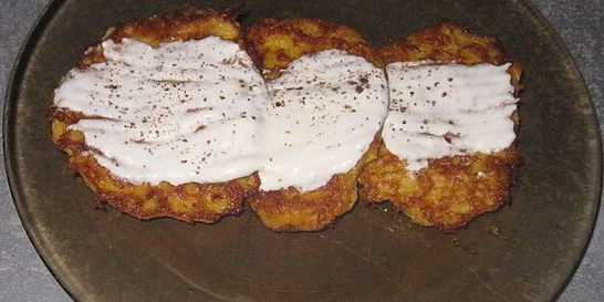 Овощные оладьи