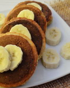 Овсяные оладьи с бананом