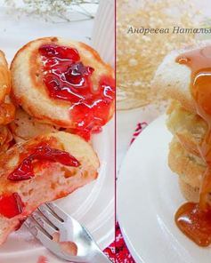 Постные дрожжевые оладьи