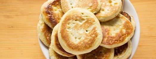 пышные оладьи на молоке. Шаг 10