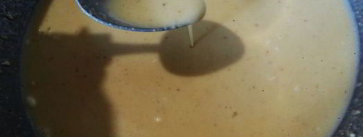 тонкие кукурузные блинчики с куркумой. Шаг 4