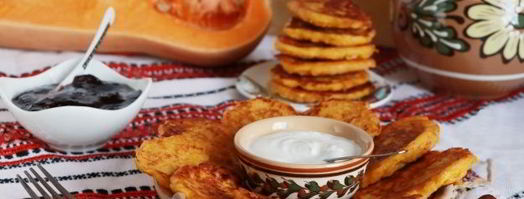 тыквенные оладьи с сырой тыквой. Шаг 14