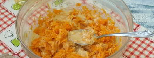 тыквенные оладьи с сырой тыквой. Шаг 9