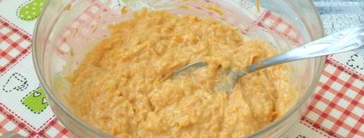 тыквенные оладьи с сырой тыквой. Шаг 10