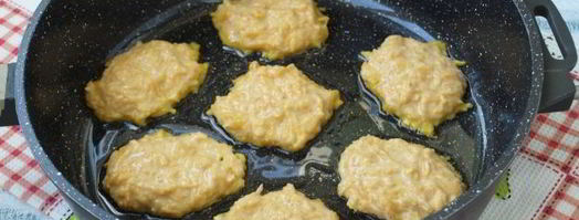 тыквенные оладьи с сырой тыквой. Шаг 11