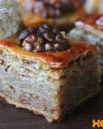 Пахлава медовая с орехами