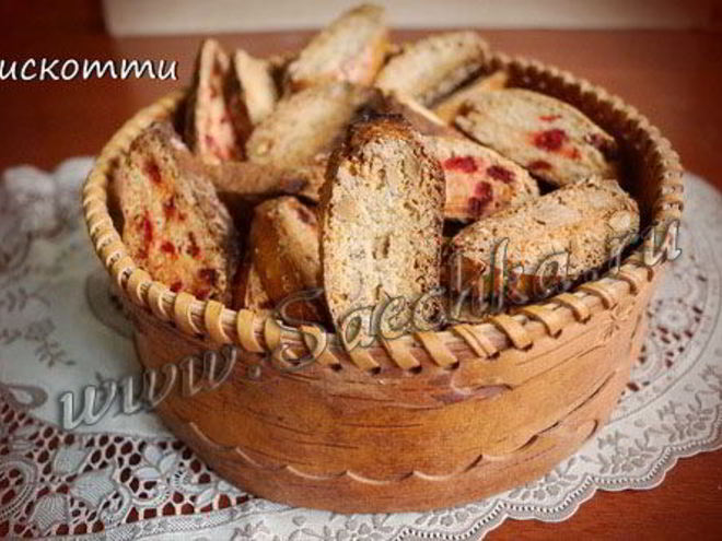 Рецепт бискотти