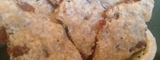 быстрое печенье с изюмом и орехами. Шаг 6