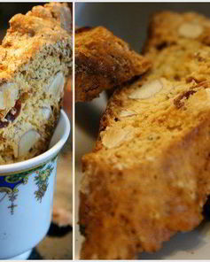 Хрустящее тосканское миндальное печенье Бискотти