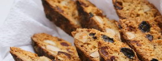 хрустящее тосканское миндальное печенье бискотти. Шаг 10