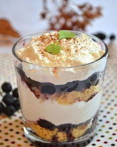 Кофейно-банановый трайфл с печеньем