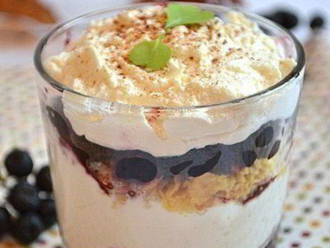 Рецепт кофейно-бананового трайфл с печеньем