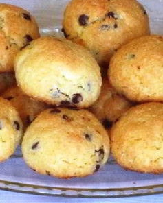 Кокосовое печенье с шоколадными каплями