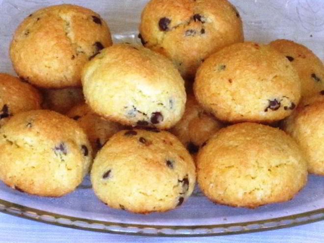 Рецепт кокосового печенья с шоколадными каплями