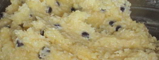 кокосовое печенье с шоколадными каплями. Шаг 4