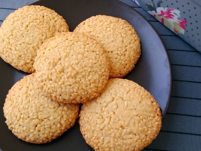 Рецепт кунжутного печенья