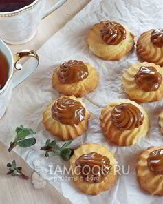 Курабье со сгущенным молоком