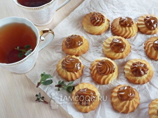 Рецепт курабьего со сгущенным молоком