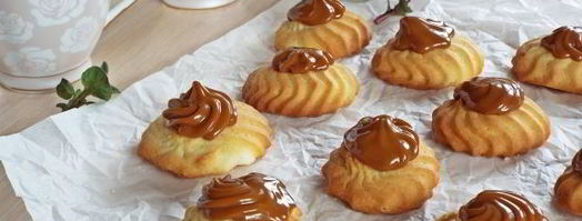 курабье со сгущенным молоком. Шаг 18