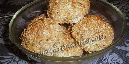 Овсяное печенье с бананом