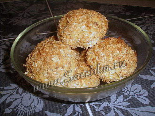 Рецепт овсяного печенья с бананом